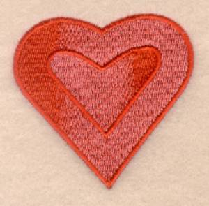 Picture of Funky Valentine Heart #12 Machine Embroidery Design