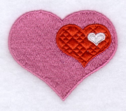 Funky Valentine Heart #10 Machine Embroidery Design
