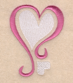 Funky Valentine Heart #6 Machine Embroidery Design
