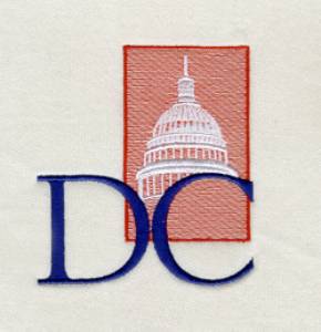 Picture of Washington DC Capitol Machine Embroidery Design