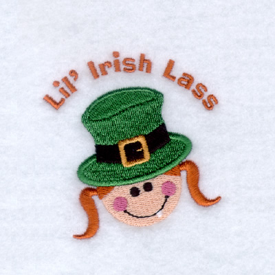 Lil Irish Lass Machine Embroidery Design