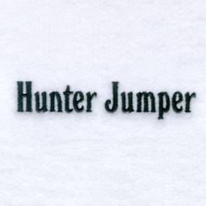 Picture of Hunter Jumper Machine Embroidery Design