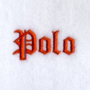Picture of Polo Machine Embroidery Design