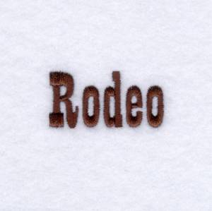 Picture of Rodeo Machine Embroidery Design