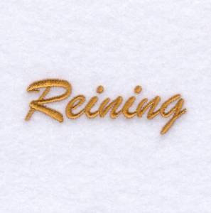 Picture of Reining Machine Embroidery Design