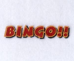 Picture of Bingo!! Machine Embroidery Design