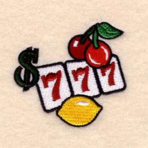 Picture of Slots Jackpot!! Machine Embroidery Design