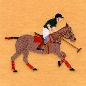 Picture of Polo Pony Machine Embroidery Design