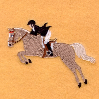 Jumping Horse Machine Embroidery Design