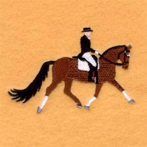 Picture of Dressage Horse Machine Embroidery Design