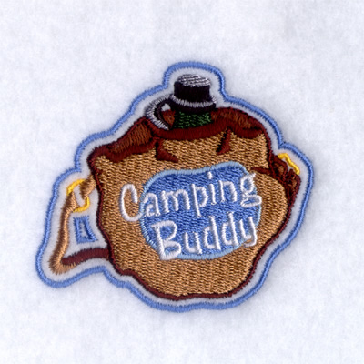 Boys Camping Canteen Machine Embroidery Design