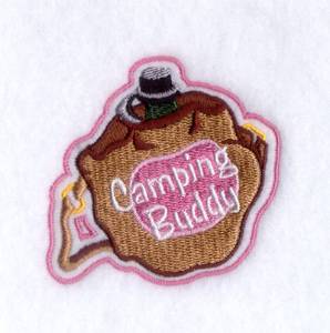 Picture of Girls Camping Canteen Machine Embroidery Design