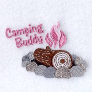 Picture of Girls Campfire Machine Embroidery Design