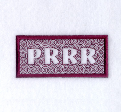 Stylin Prrr Machine Embroidery Design