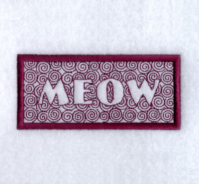 Stylin Meow Machine Embroidery Design