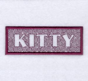 Picture of Stylin Kitty Machine Embroidery Design