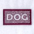 Picture of Stylin Dog Text Machine Embroidery Design