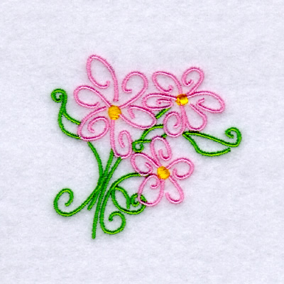 Bouquet of Flowers Machine Embroidery Design
