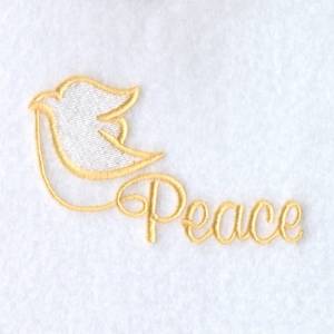 Picture of Easter Dove Peace Machine Embroidery Design