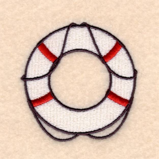 Picture of Lifesaver Ring Machine Embroidery Design