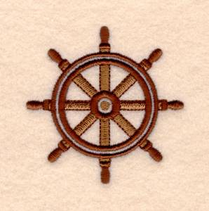 Picture of Captains Wheel Machine Embroidery Design