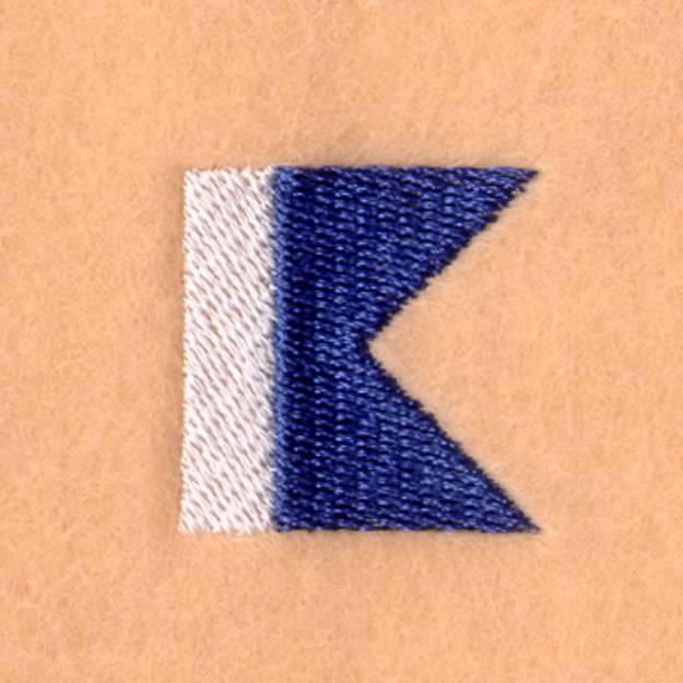 Picture of Nautical Flag "A" Machine Embroidery Design