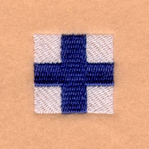 Picture of Nautical Flag "X" Machine Embroidery Design