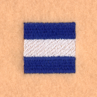 Nautical Flag "J" Machine Embroidery Design