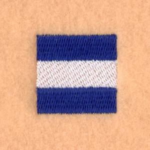 Picture of Nautical Flag "J" Machine Embroidery Design