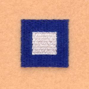 Picture of Nautical Flag "P" Machine Embroidery Design