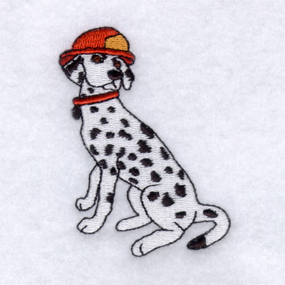 Dalmatian Fire Dog Machine Embroidery Design