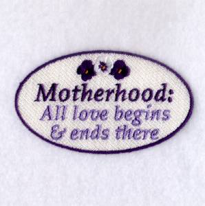 Picture of Motherhood Machine Embroidery Design