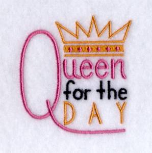 Picture of Queen for a Day Machine Embroidery Design