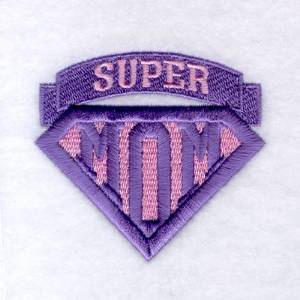 Picture of Supermom Machine Embroidery Design