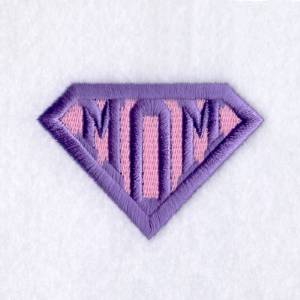 Picture of Mom in Shield Machine Embroidery Design
