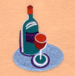 Picture of Wine Machine Embroidery Design