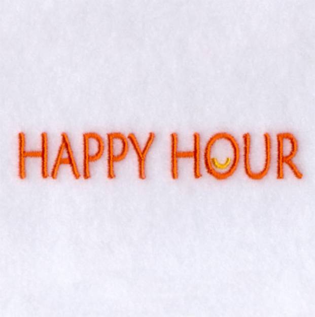 Picture of Happy Hour Machine Embroidery Design