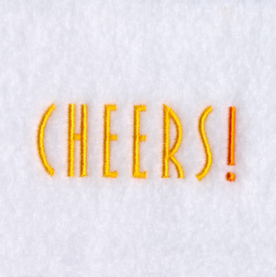 Cheers! Machine Embroidery Design