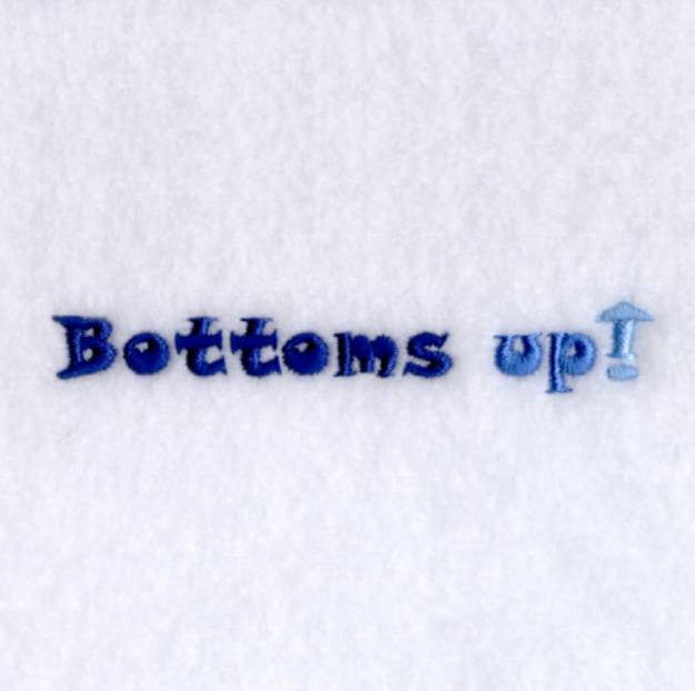Picture of Bottoms up! Machine Embroidery Design