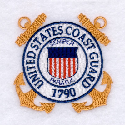 United States Coast Guard Seal Machine Embroidery Design