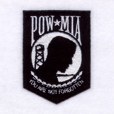 POW MIA Seal Machine Embroidery Design