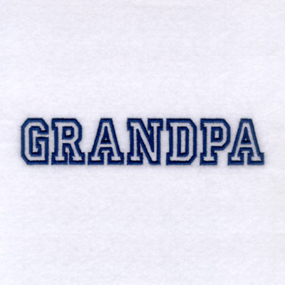 Grandpa - Military 2 Machine Embroidery Design