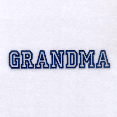 Grandma - Military 2 Machine Embroidery Design