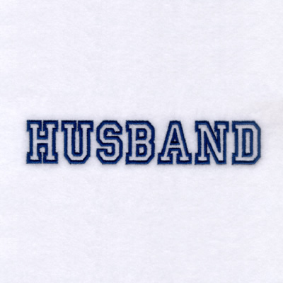 Husband - Military 2 Machine Embroidery Design