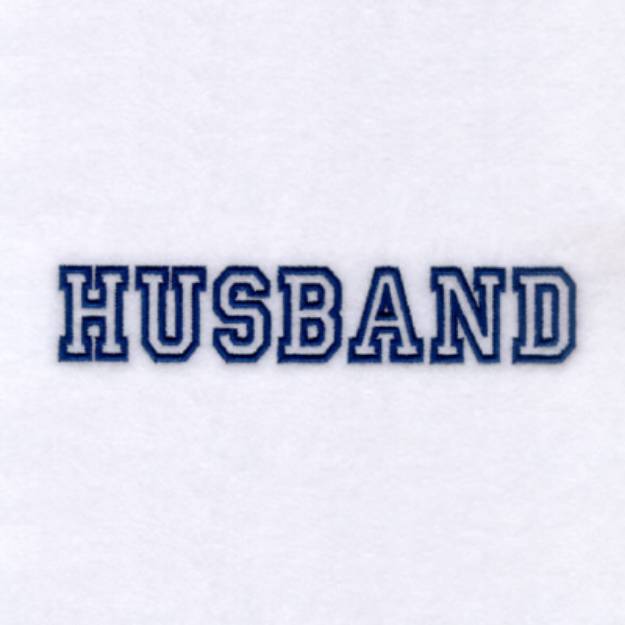 Picture of Husband - Military 2 Machine Embroidery Design