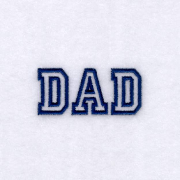 Picture of Dad - Military 2 Machine Embroidery Design
