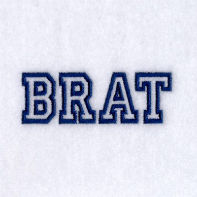 Brat - Military 2 Machine Embroidery Design