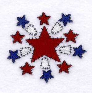 Picture of Star Burst Machine Embroidery Design