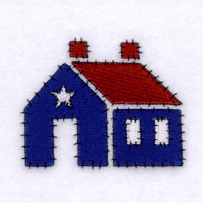 American Country Home Machine Embroidery Design