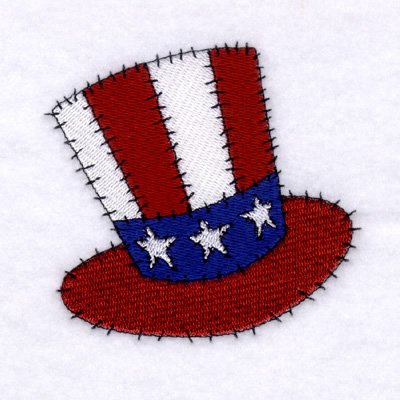 Uncle Sams Hat Machine Embroidery Design